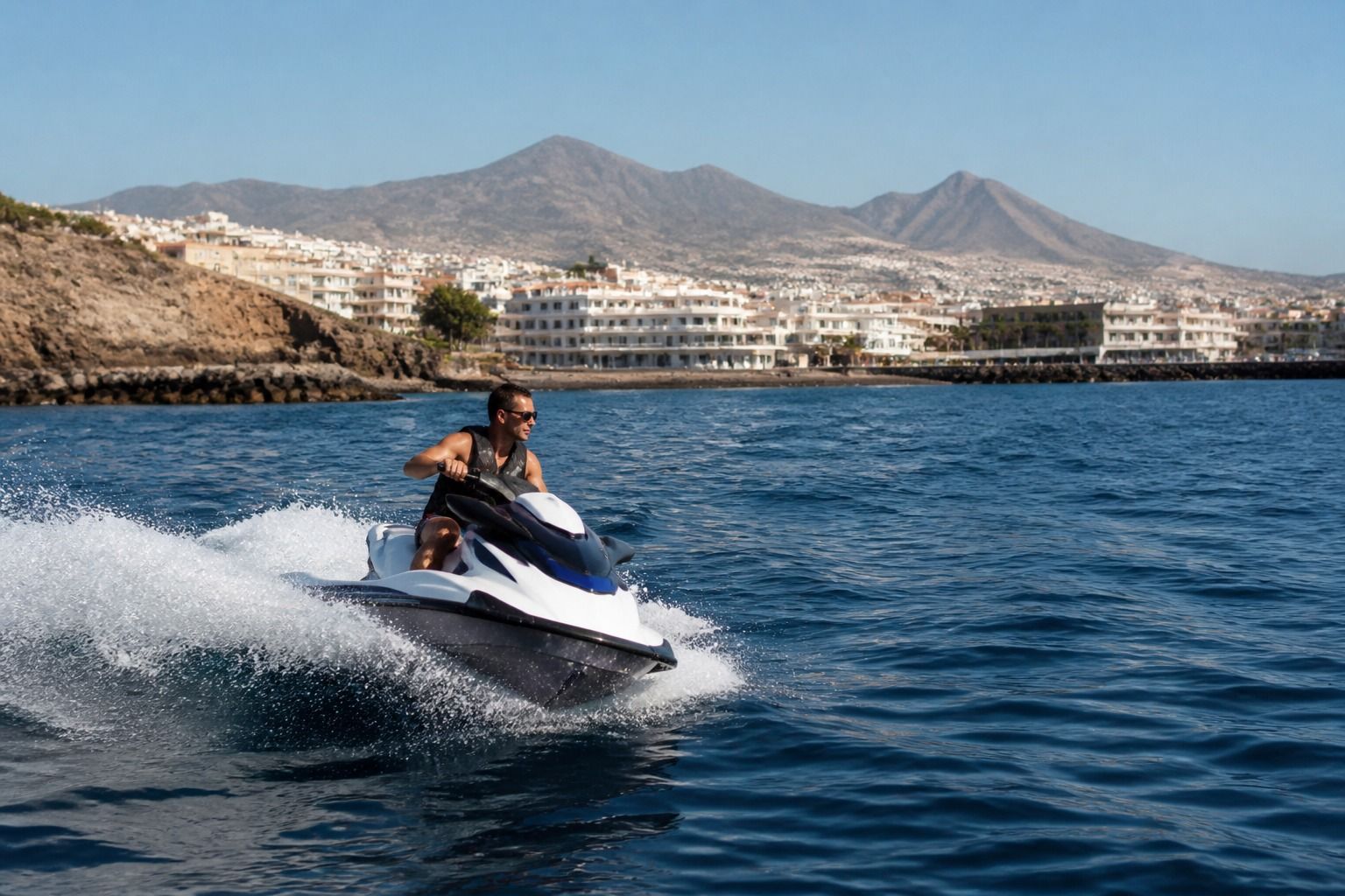 Jet Ski Golf del Sur and Las Galletas: When the Quieter Coast Works Better